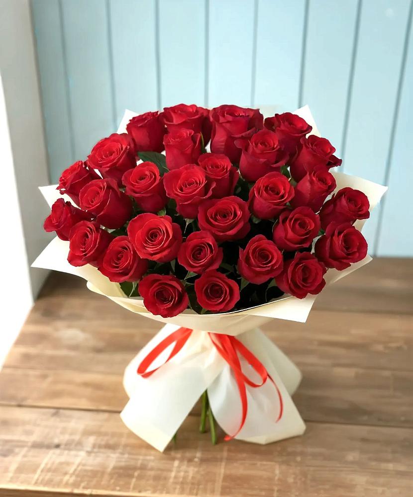 Букет 29 Красных роз в Пинюг