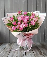 Букет Розовый кустик в Пинюг