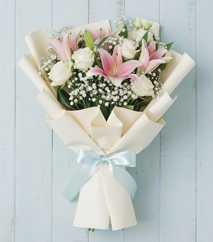Букет цветов из: Лилии в Пинюг