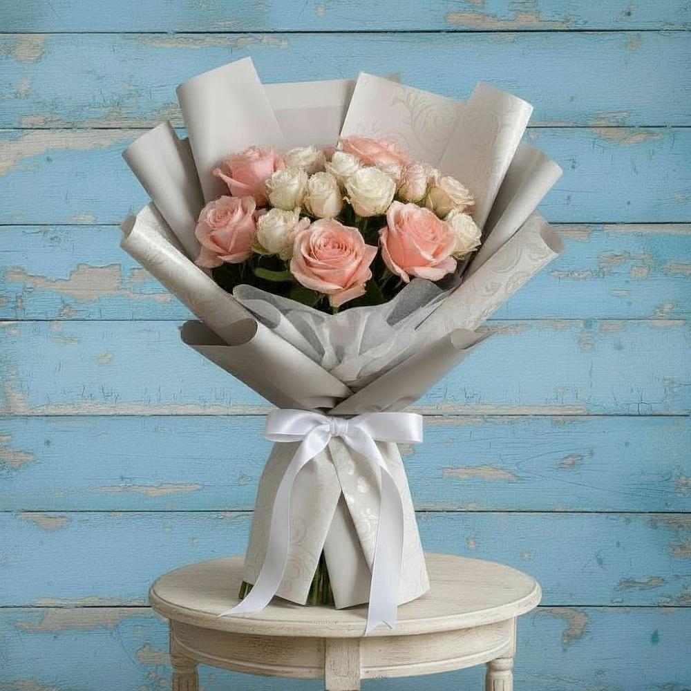 Букет цветов из: Розы в Пинюг
