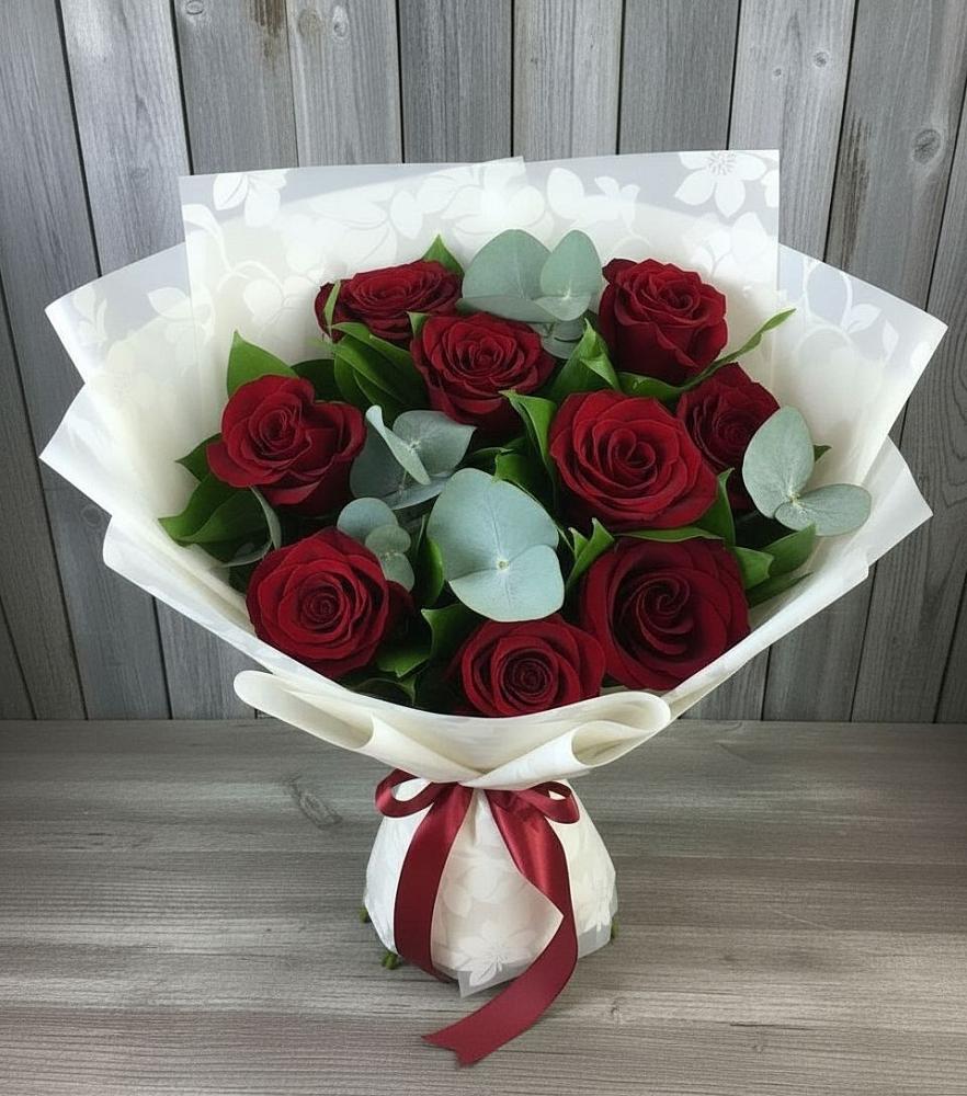 Букет цветов из: Розы в Пинюг