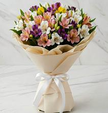 Букет цветов из:  Альстромерии #REPLACE_PRED# Пинюг