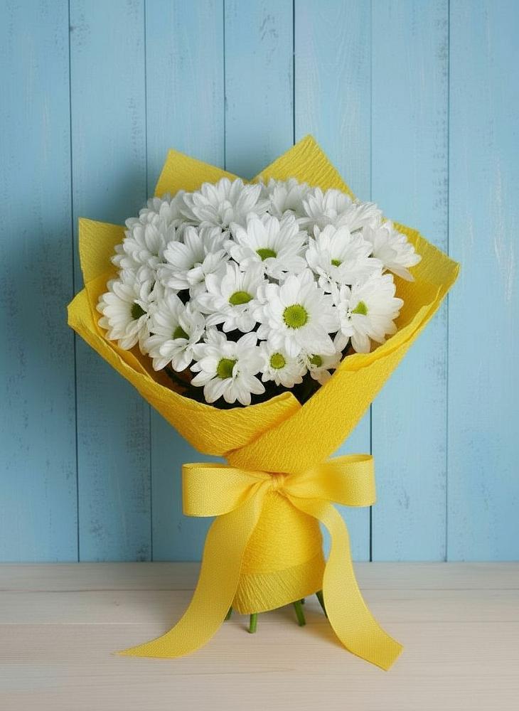Букет цветов из: Хризантемы в Пинюг
