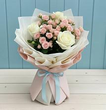 Букет цветов из:  Розы в Пинюг