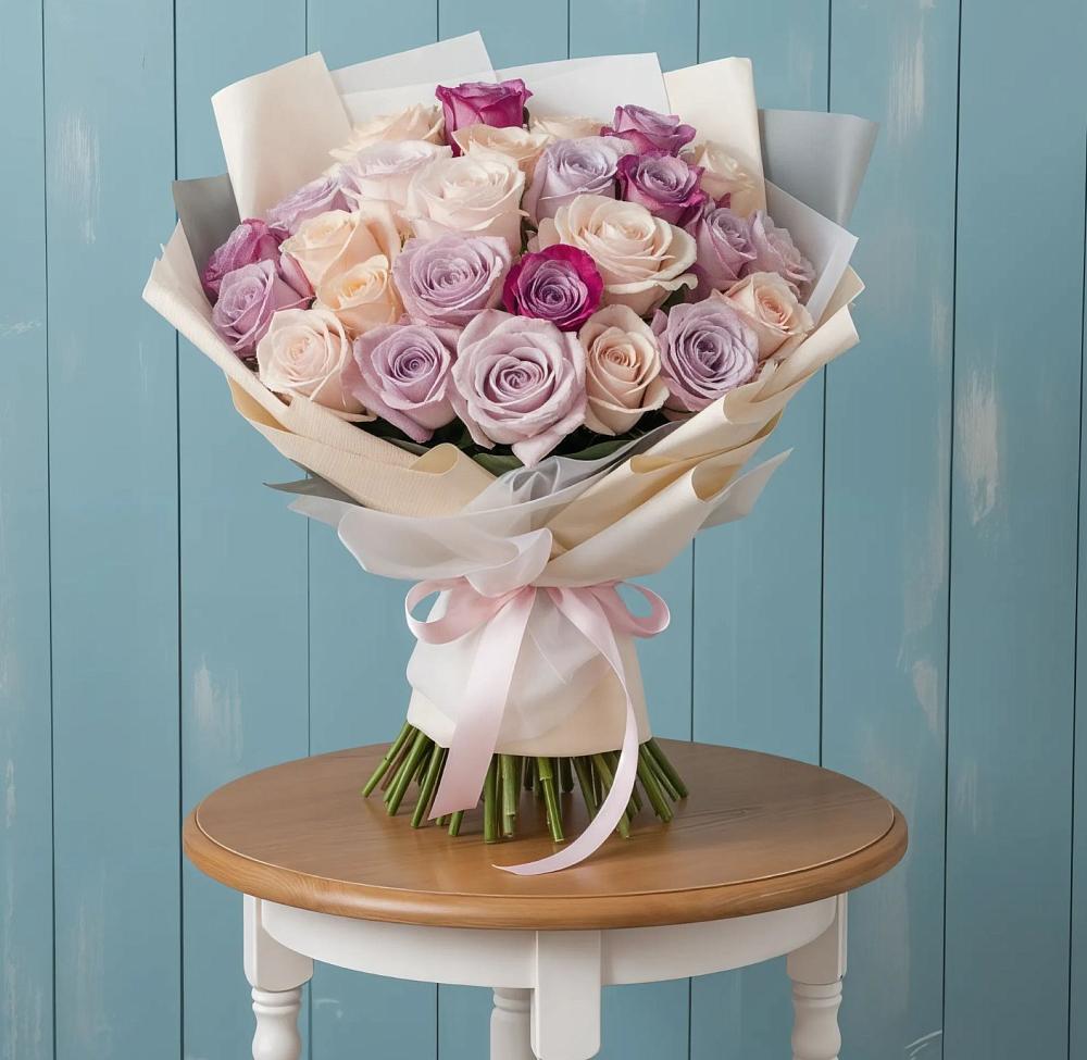 Букет цветов из: Розы в Пинюг