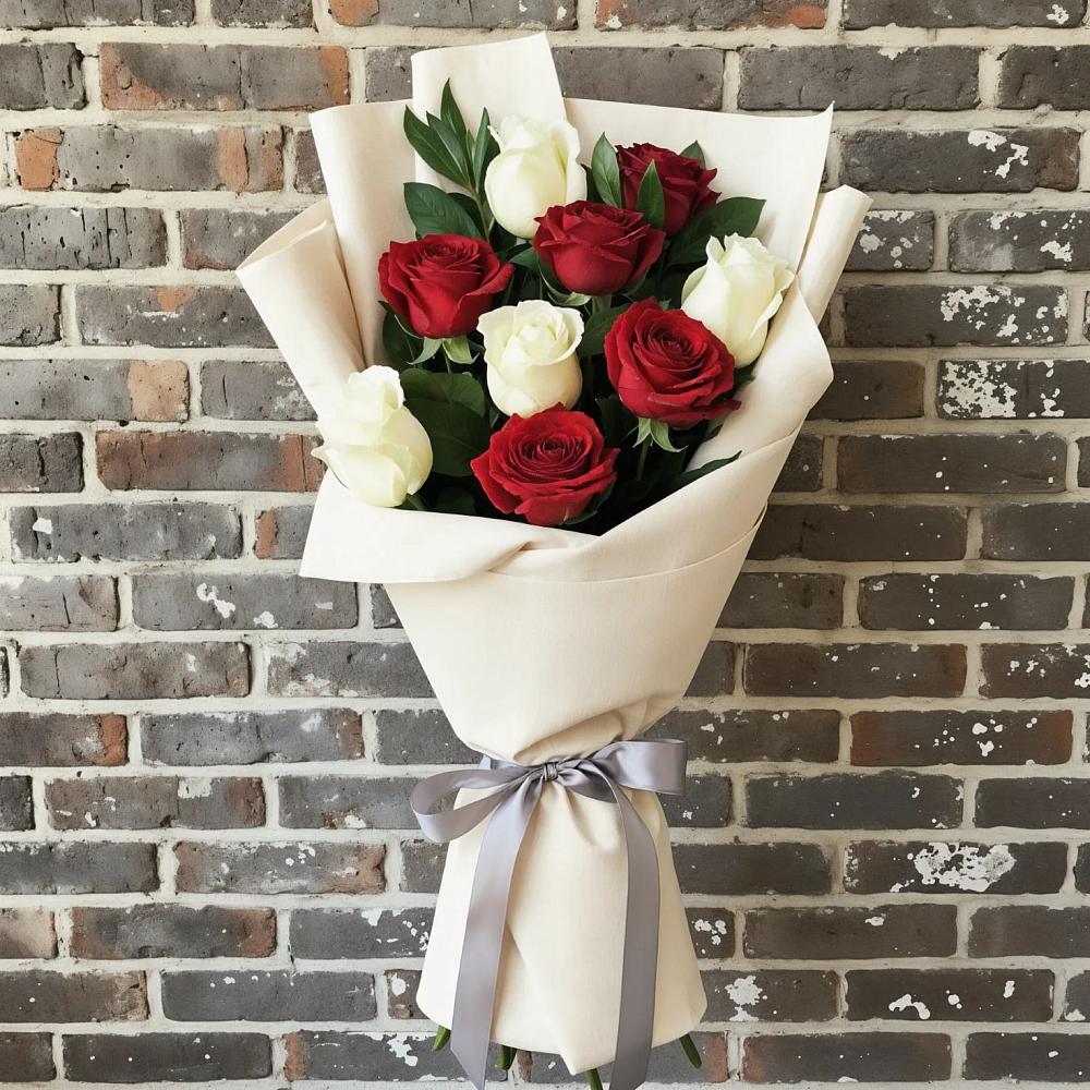 Букет цветов из: Розы в Пинюг