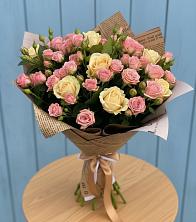 Букет цветов из:  Розы в Пинюг