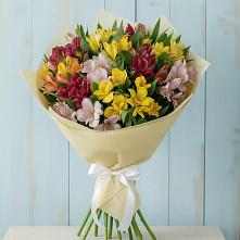 Букет цветов из:  Альстромерии #REPLACE_PRED# Пинюг