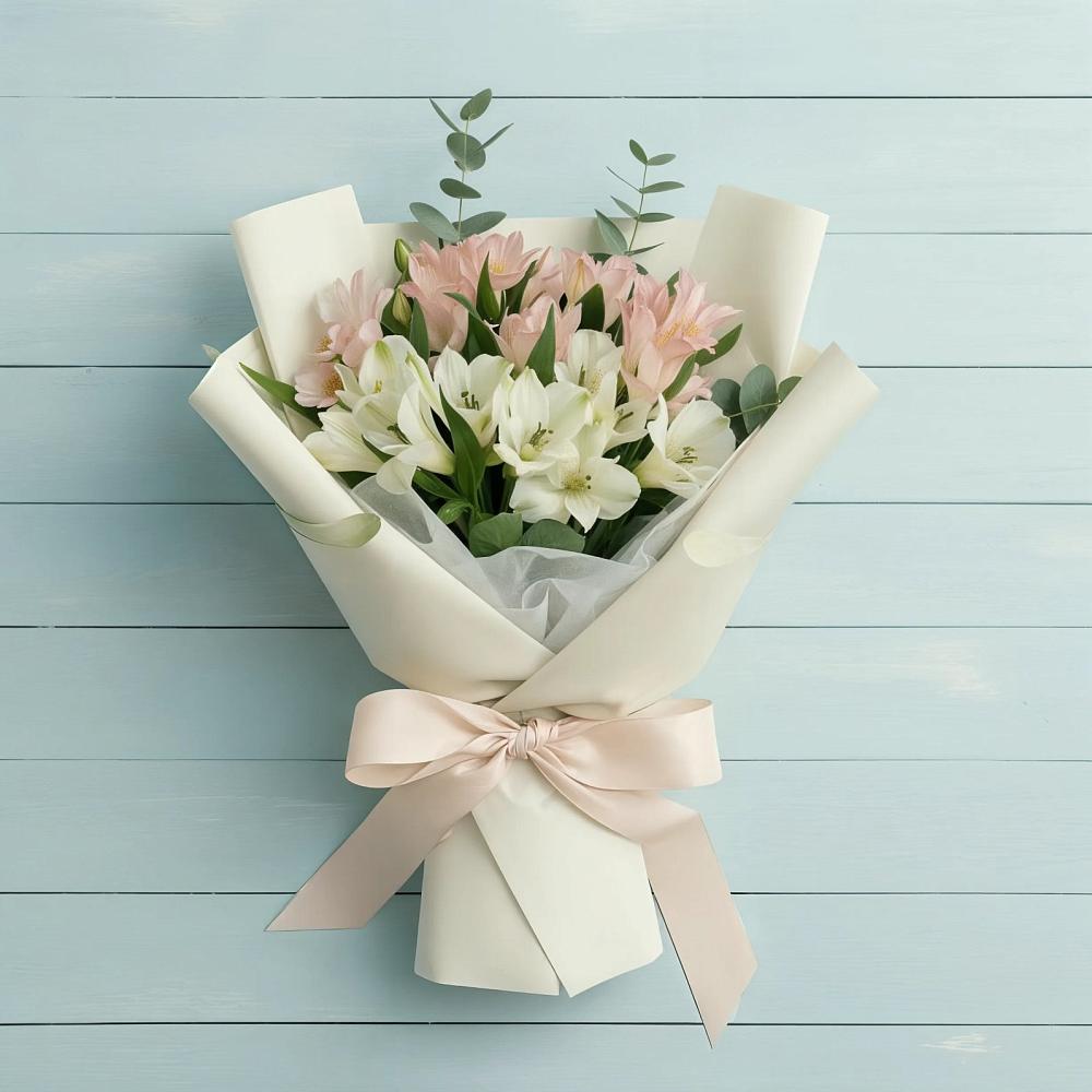 Букет цветов из: Альстромерии в Пинюг