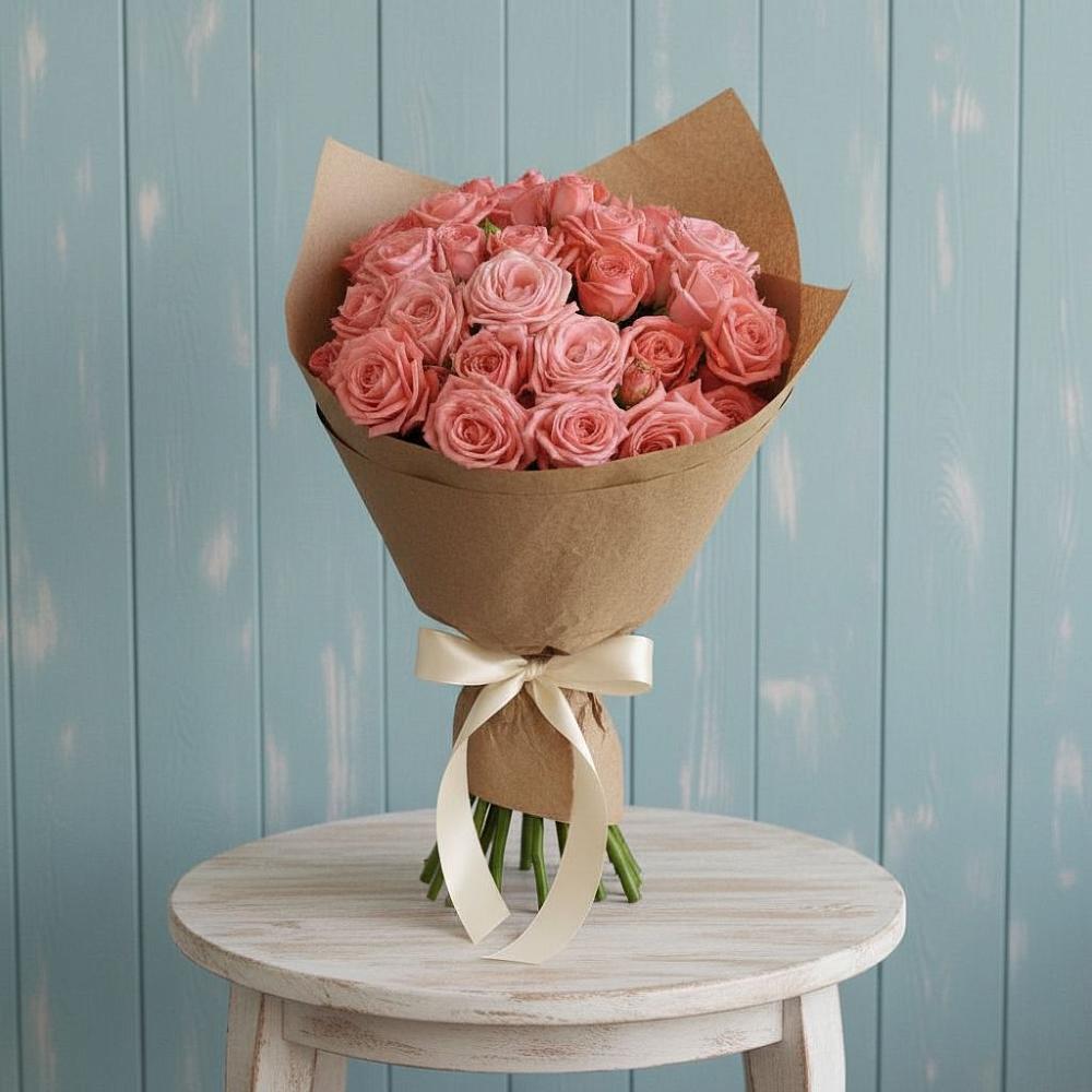 Букет цветов из: Розы в Пинюг